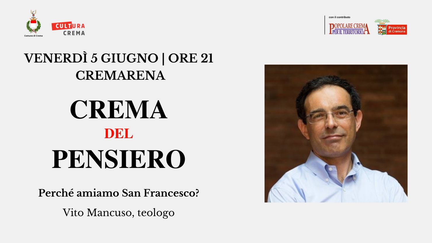 Locandina dell'evento del 5 giugno