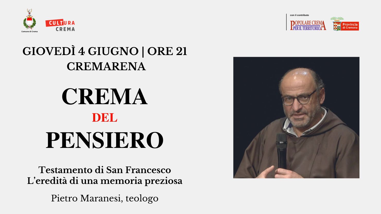 Locandina evento del 4 giugno