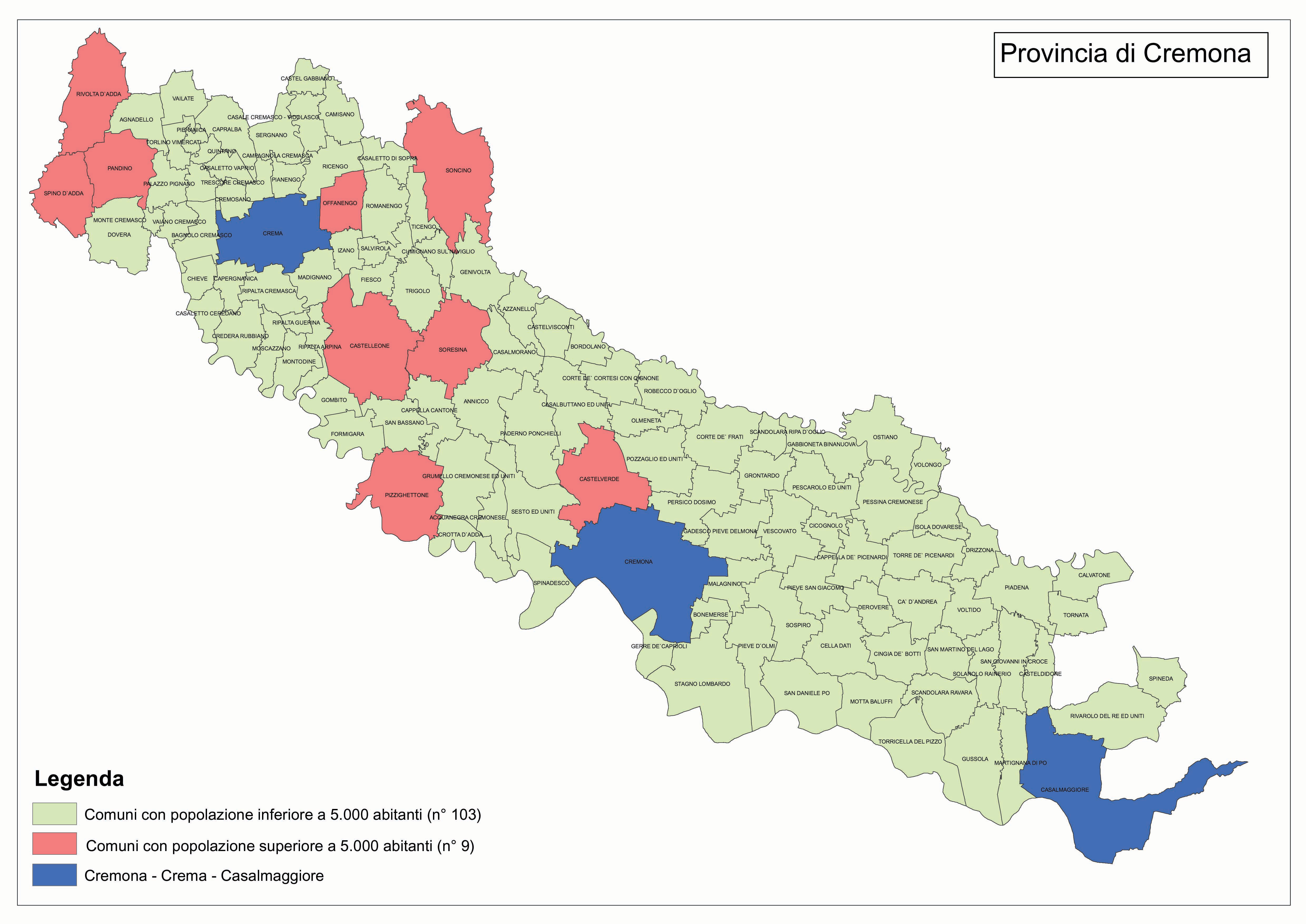 mappa popolazione
