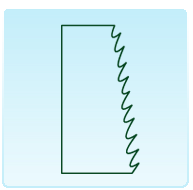 DENTELLATO: con intaccature triangolari poco profonde (CILIEGIO SELVATICO).