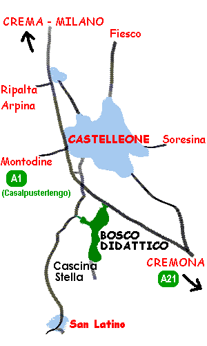 Mappa stradale semplificata (168KB)