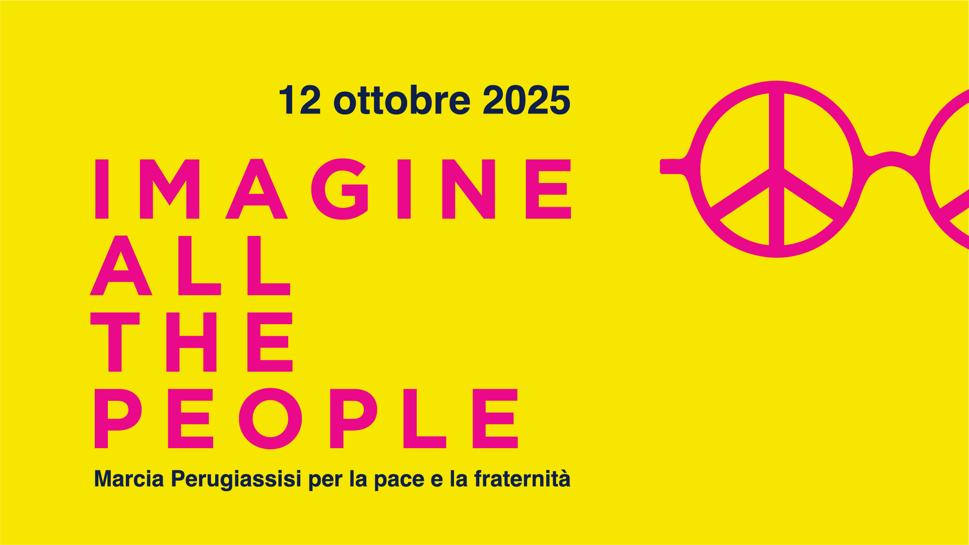 Locandina Marcia della Pace 2025
