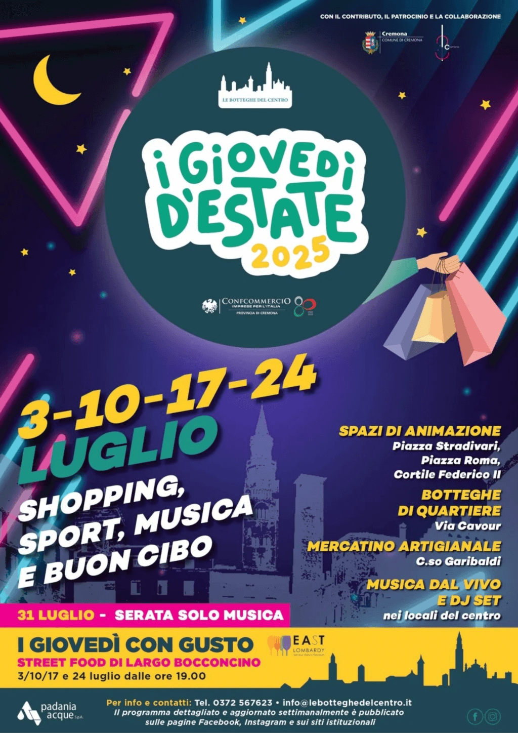Locandina giovedì d'estate 2025