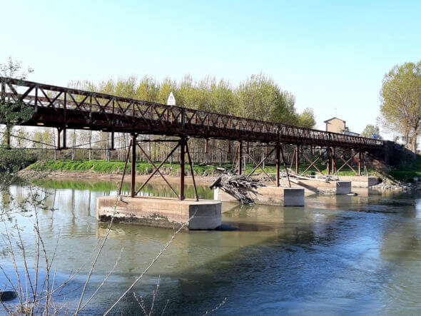 Ponte di Calvatone sul fiume Oglio